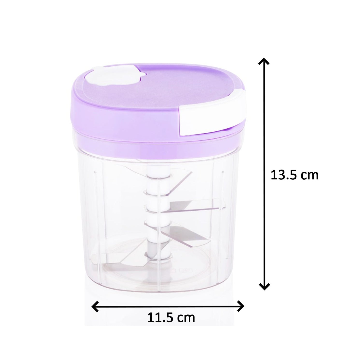 2 In 1 Handy Chopper And Slicer Used Widely For Chopping And Slicing Of Fruits Vegetables Cheese Etc. Including All Kitchen Purposes.