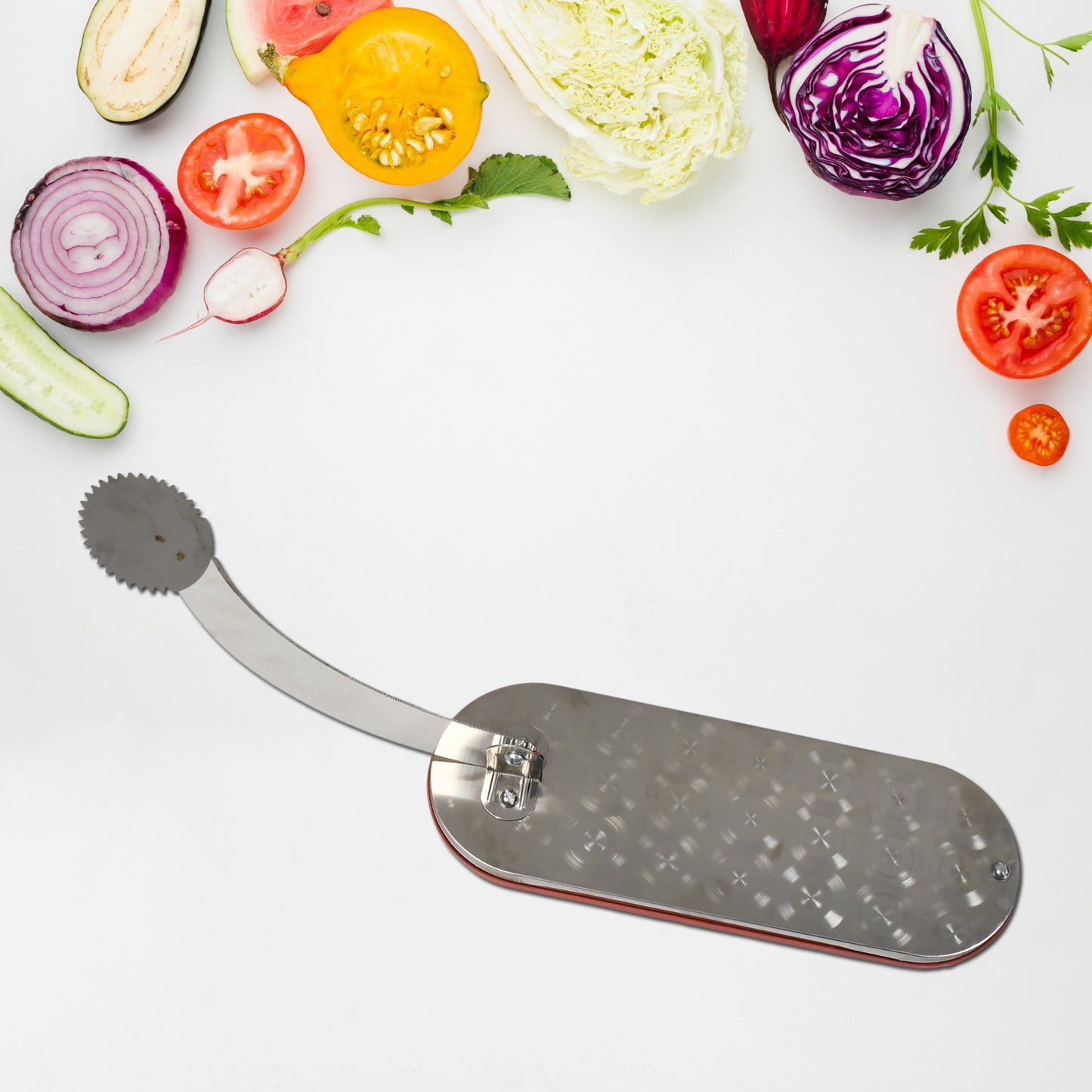 Steel Vegetable Cutter Premium Quality Cutter For Fruit Vegetable Meat Cutting Use ( Color Box )