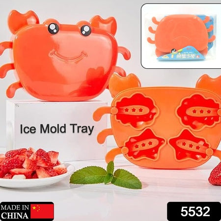 Crab Ice Mold Household Ice Cream Mold Popsicle Mold Silicone Ice Cream Popsicle Childrens Ice Box Popsicle Box (1 Pc)