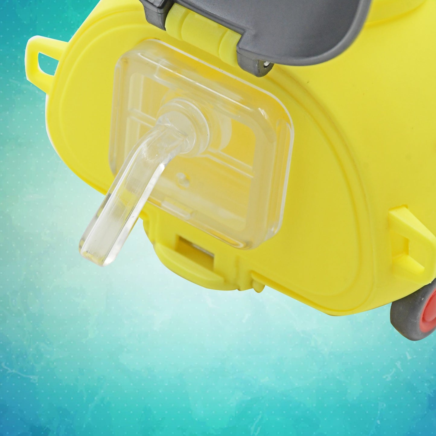 Cute Plastic Bug Shape Water Bottle With Adjustable Shoulder Strap 4 Wheel Straw Portable Drinking Cup Water Bottle For Kids Water Bottle Return Gift For Kids Water Bottle With Straw School Kinds Water Bottle (1 Pc)