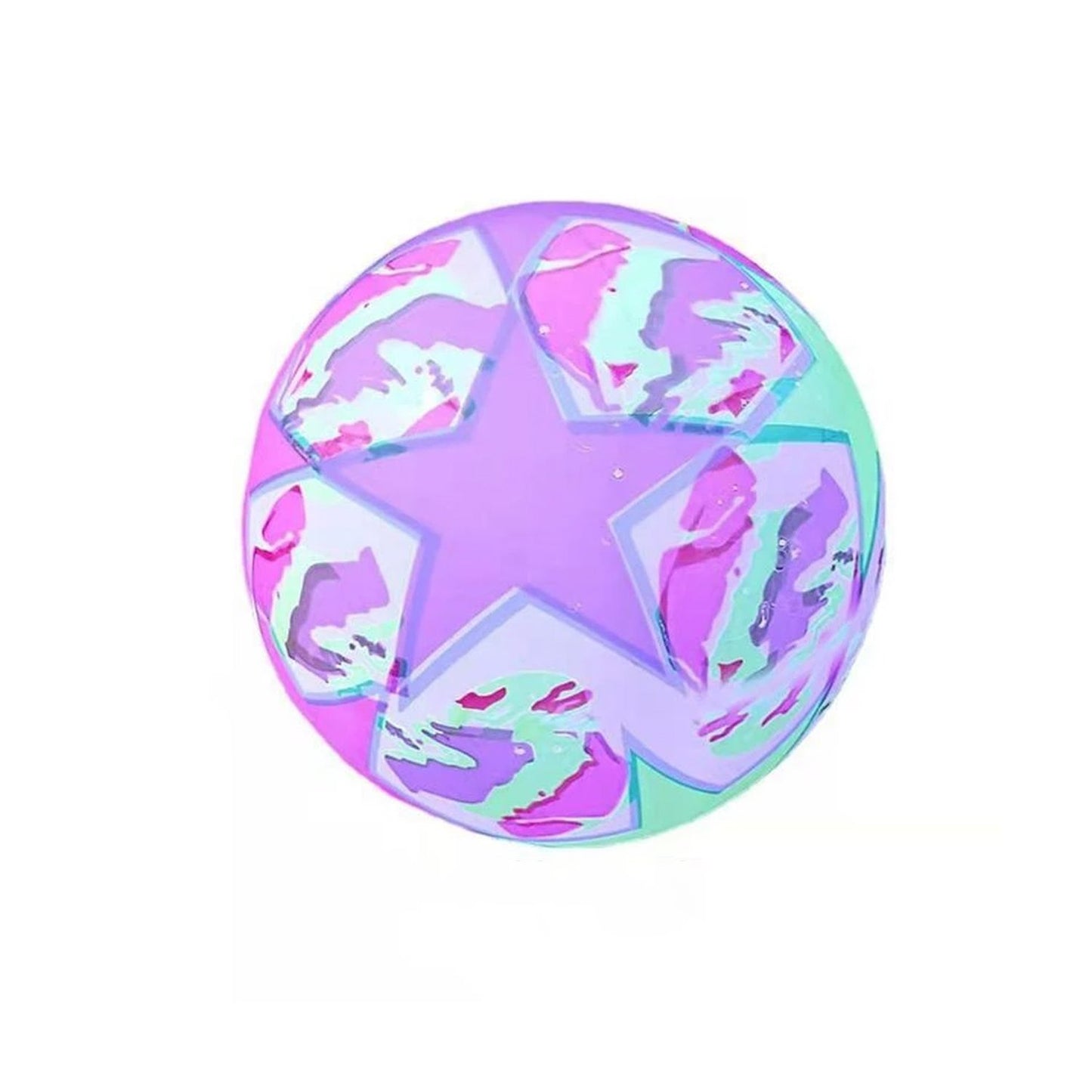 Bouncy Stress Reliever Fun Play Led Rubber Balls For Kids (1Pc Only)