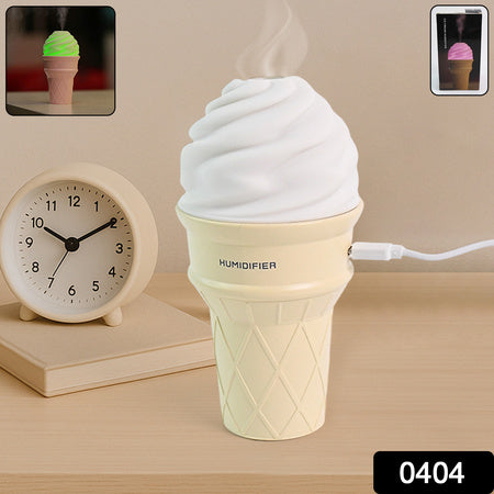 Ice Cream Cone Shape Air Freshener Humidifier (1Pc Cream Color)