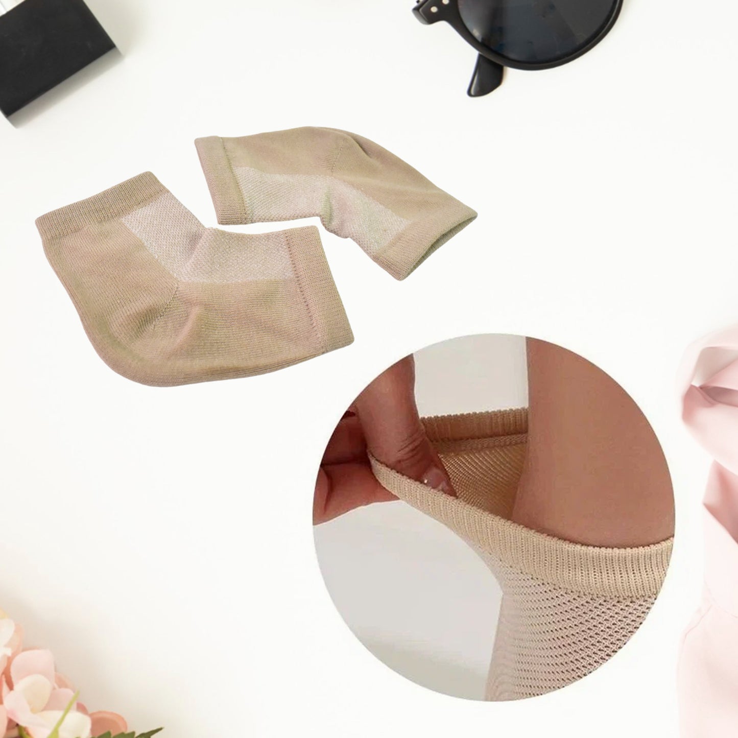 Heelsocks Overnight Heels While You Sleep (1 Pair Mix Color)