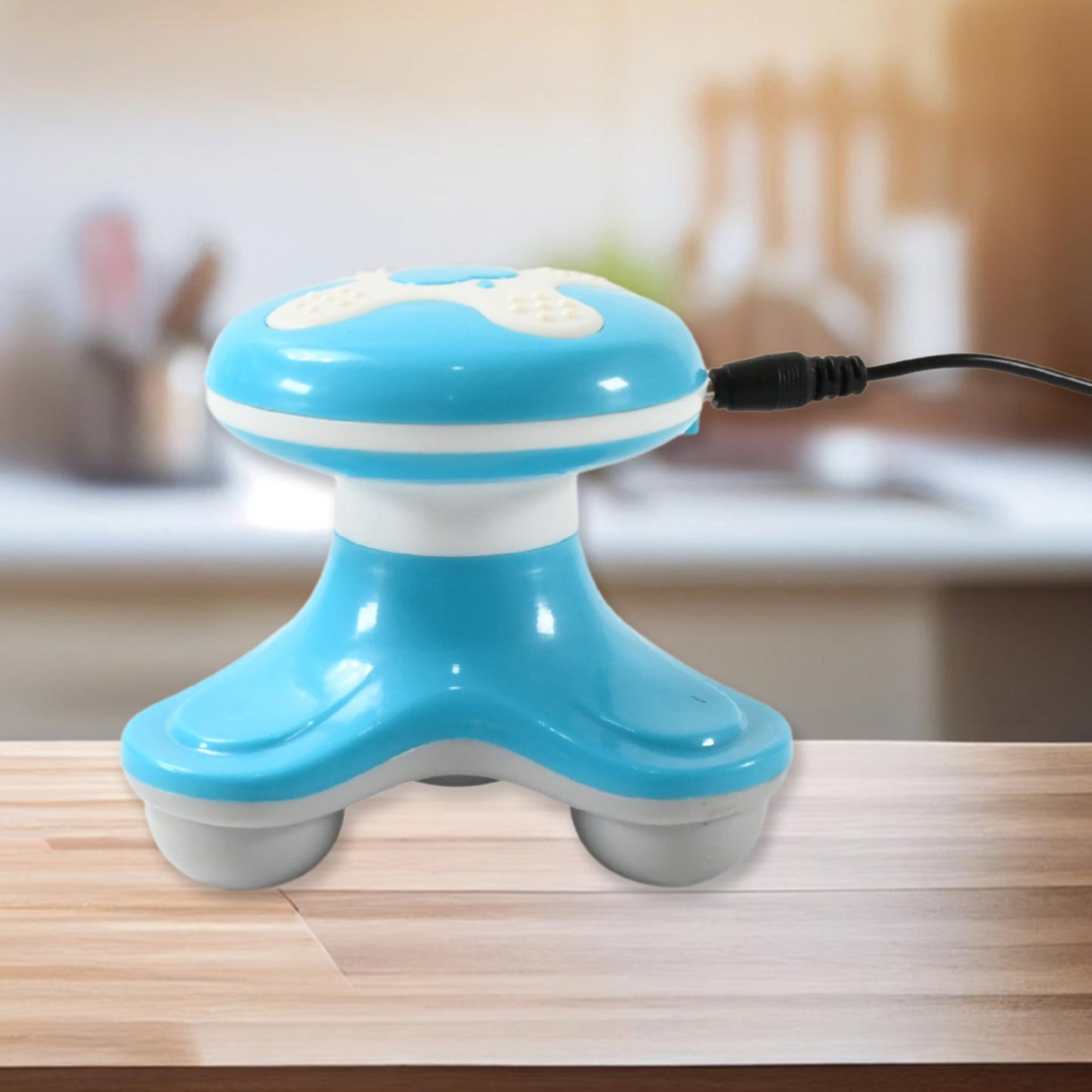 Multifunctional Mini Massager Triangle Electric Usb Massager Automatic Switch Relieve Fatigue As A Gift (1 Pc Battery Not Included)