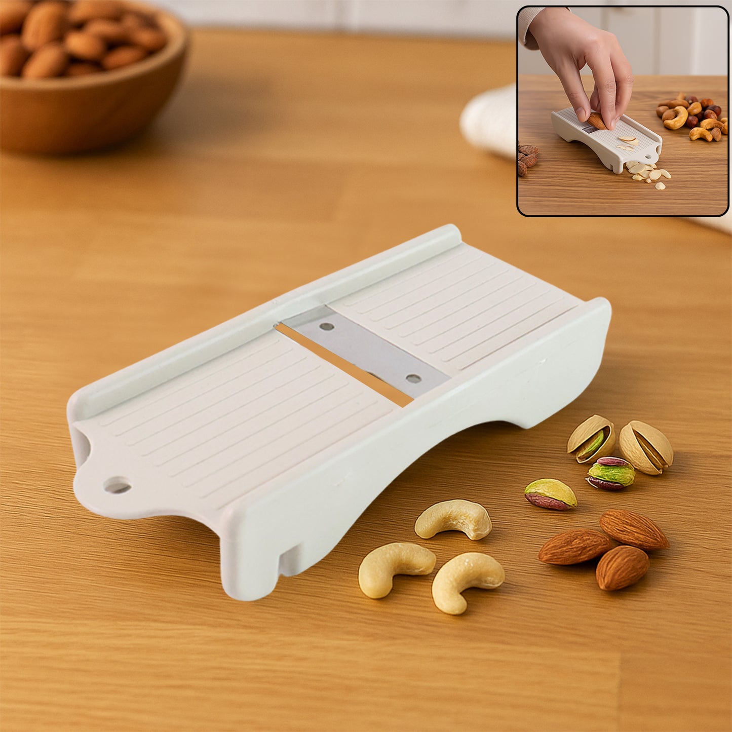 Ligermultipurpose Dry Fruit Slicer Ginger (1 Pc)