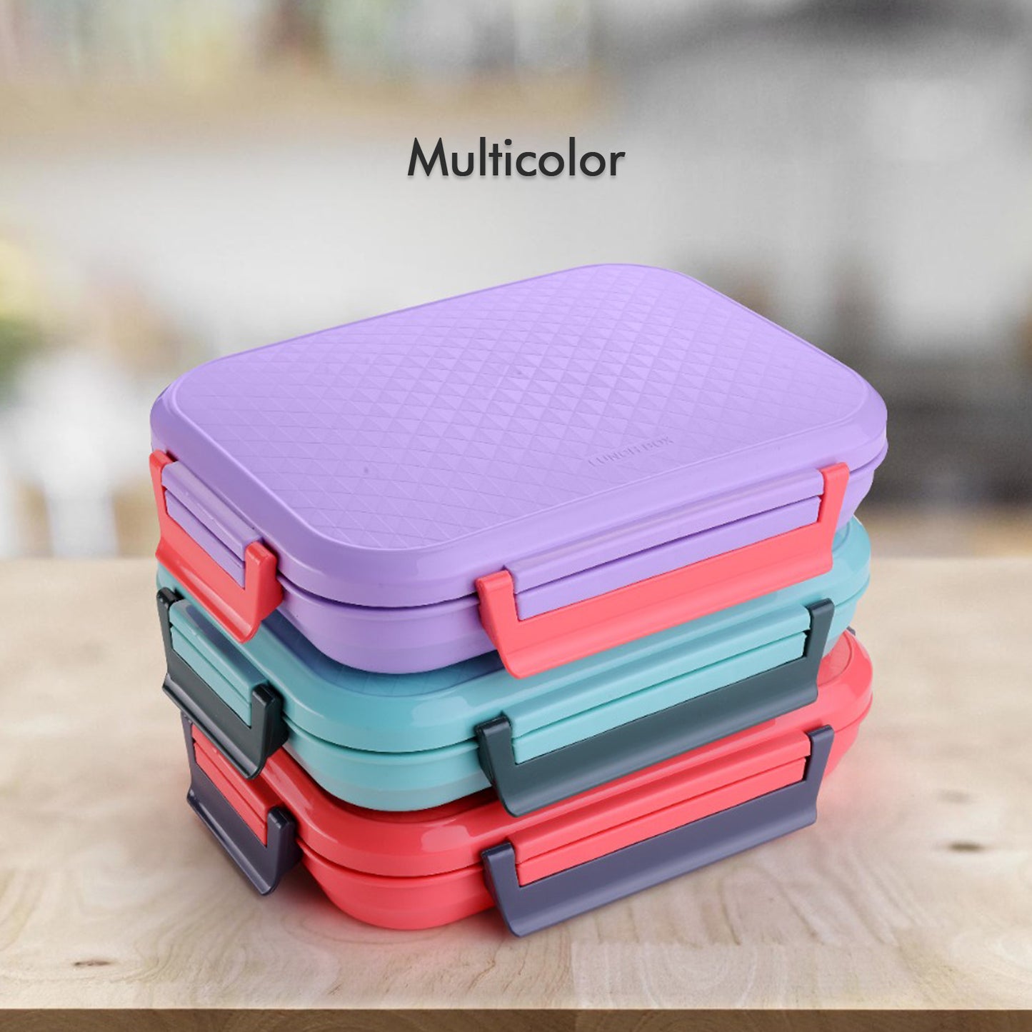 Break Time Lunch Box Steel Plate Multi Compartment Lunch Box Carry To All Type Lunch In Lunch Box Premium Quality Lunch Box Ideal For Office School Kids Travelling Ideal