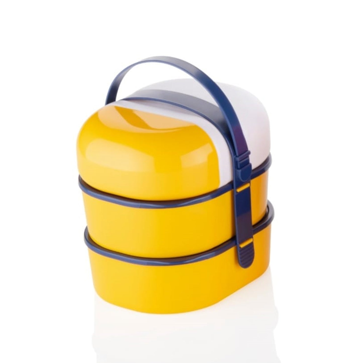 Mr. Chef Smart Lunch Box Capsule Shape Strap-On Lunch Box With Water Bottle And Handle