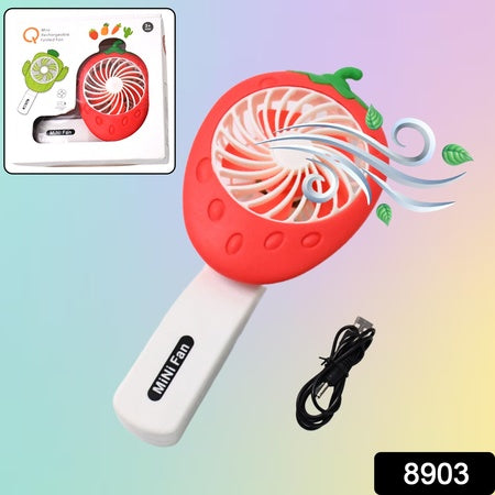 Rechargeable Handheld Mini Fan (Battery Not Included Mix Color)
