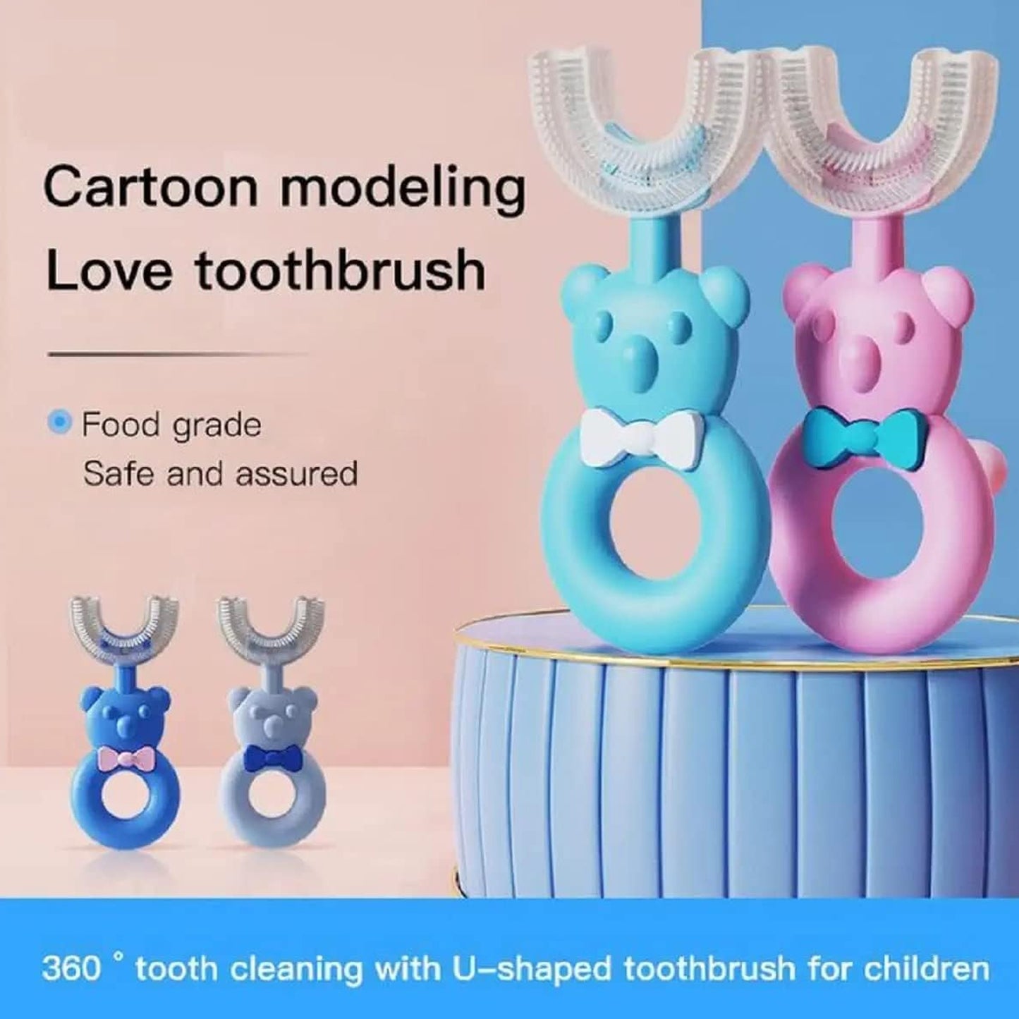 Babybear U-Shaped Toothbrush Silicone Brush Head (1 Pc)