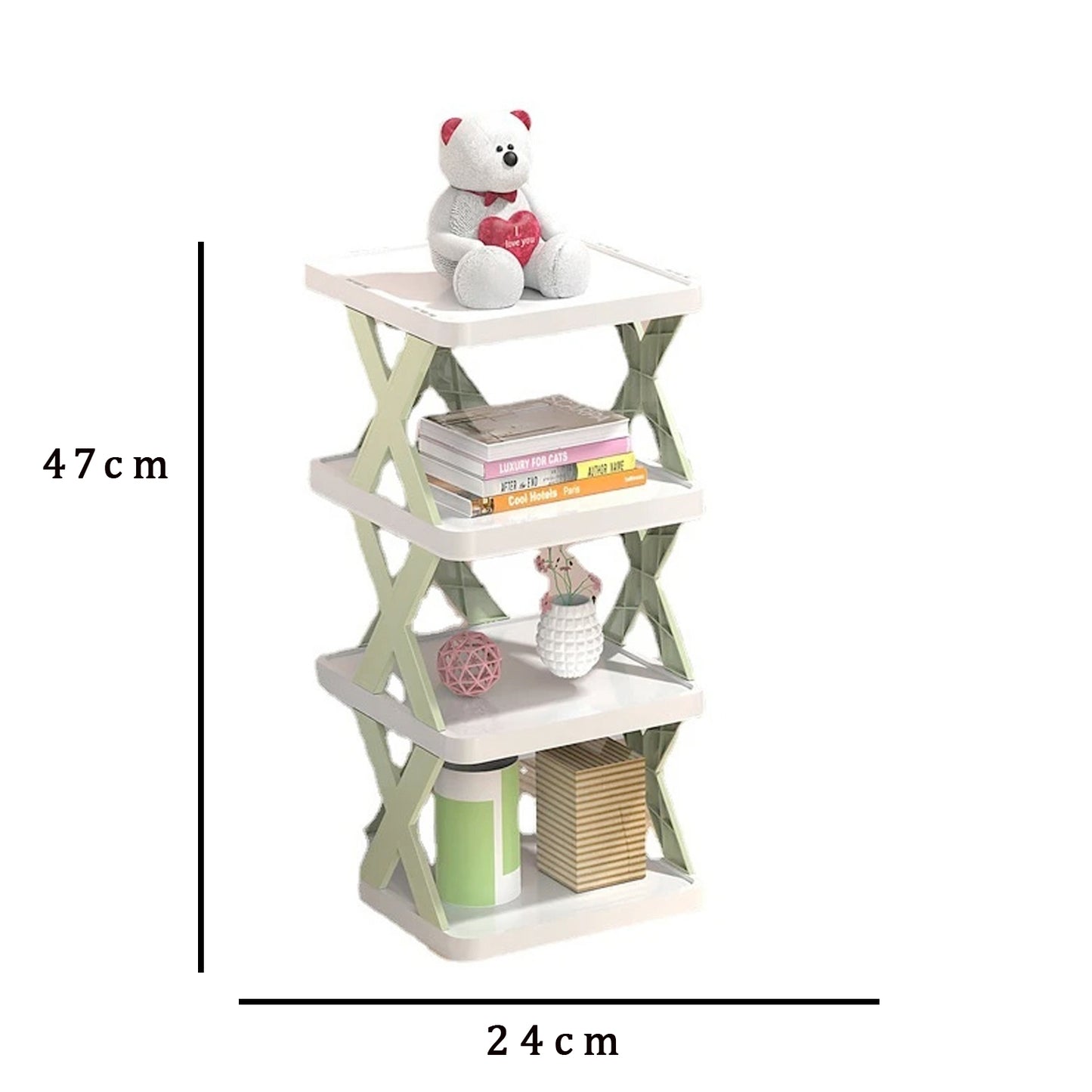 4 Layer Shoes Stand Shoe Tower Rack Suit For Small Spaces Closet Small Entryway Easy Assembly And Stable In Structure Corner Storage Cabinet For Saving Space