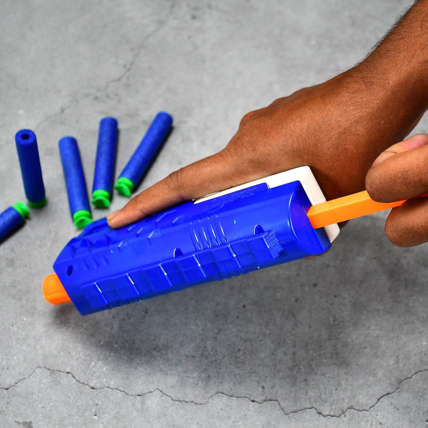 Hi-Arm Gun With 10Xfoam Suction Bullet Made With Abs Plastic Solid Build Target Shooting