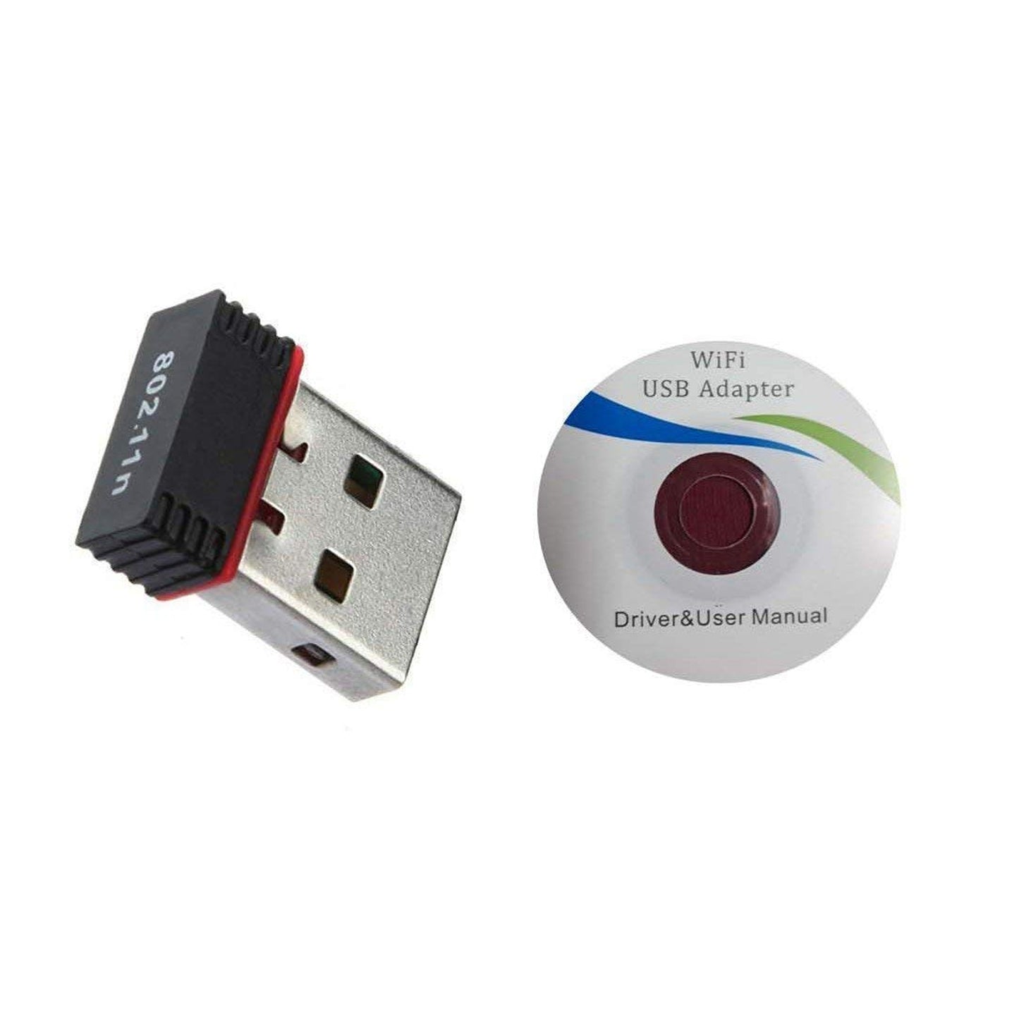Wi-Fi Receiver Wireless Mini Wi-Fi Network Adapter With With Driver Cd For Computer Laptop And Etc Device Use