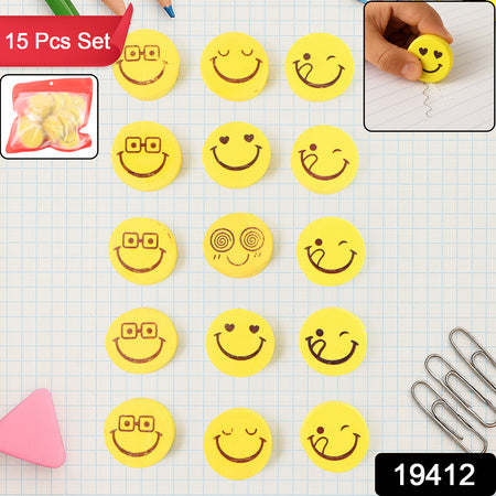 Cartoon Design Eraser (15 Pc Mix Design)