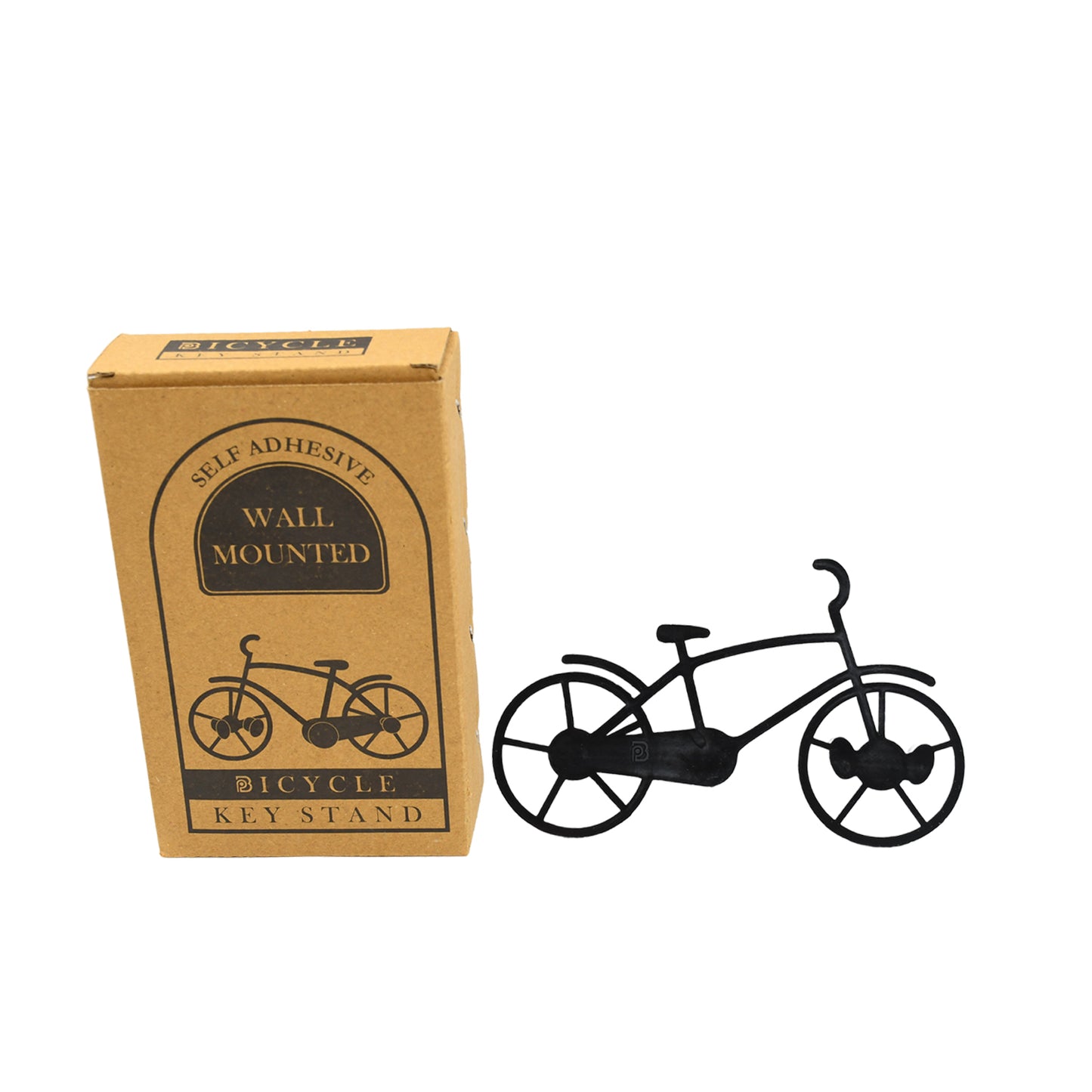 Bicycle Shape Key Chain Holder And Wall Mount Bike Hook Key Holders Plastic Key Holder For Home Office (Pack Of 4)