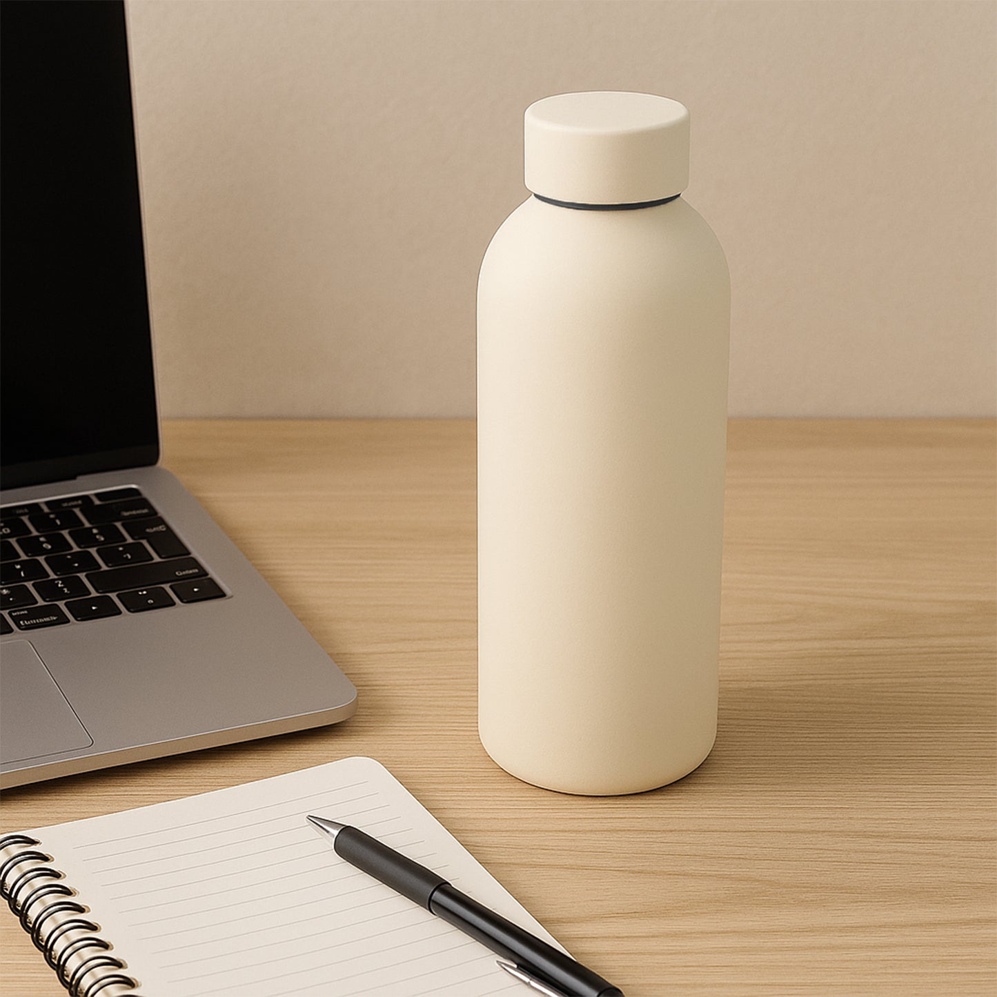 Stainless Steel Double Wall Vacuum-Insulated Drink Water Bottle (Mix Color 500 Ml Approx)