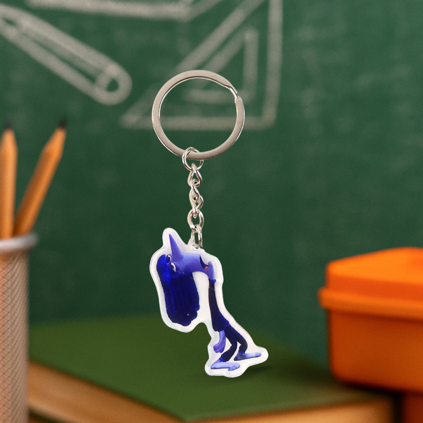 Cutecartoon Character Acrylic Keychain (1 Pc)