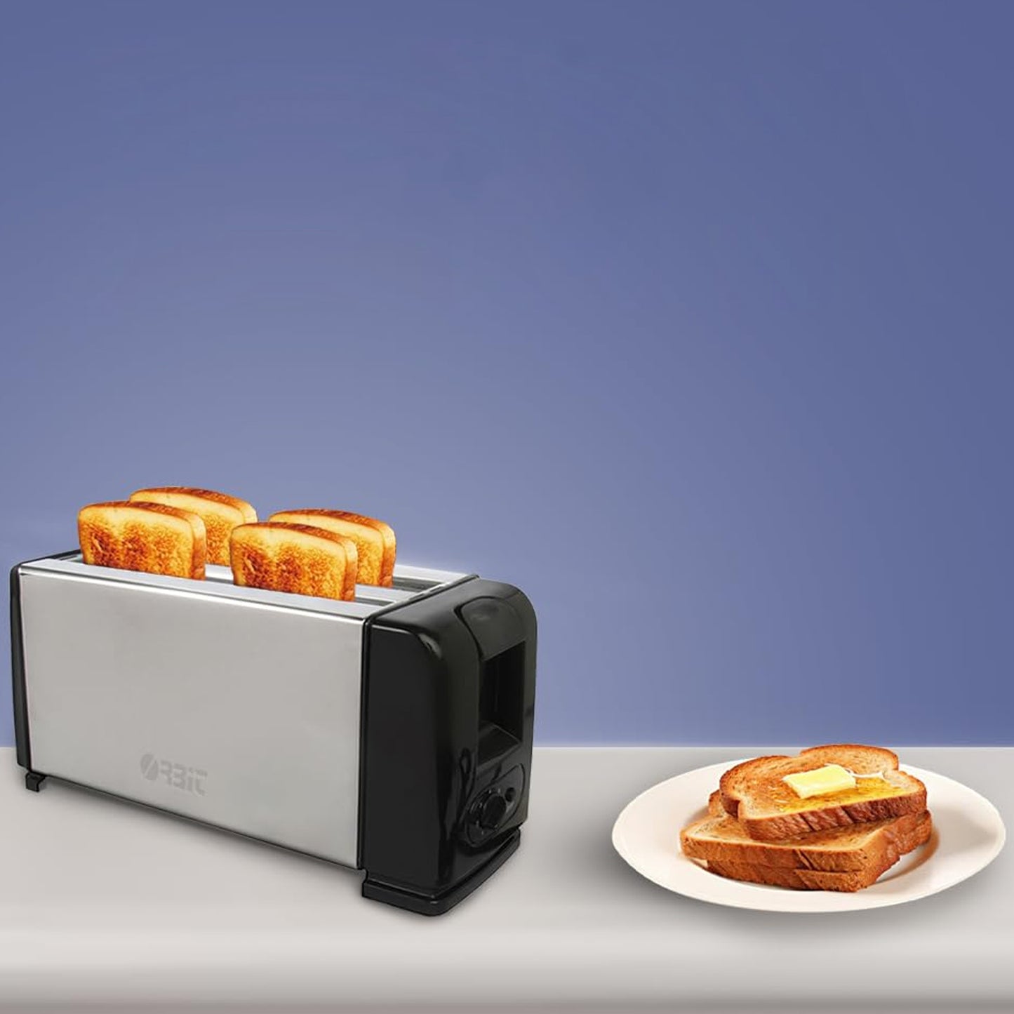 Orbitadjustable Pop-Up Toaster - 1200W