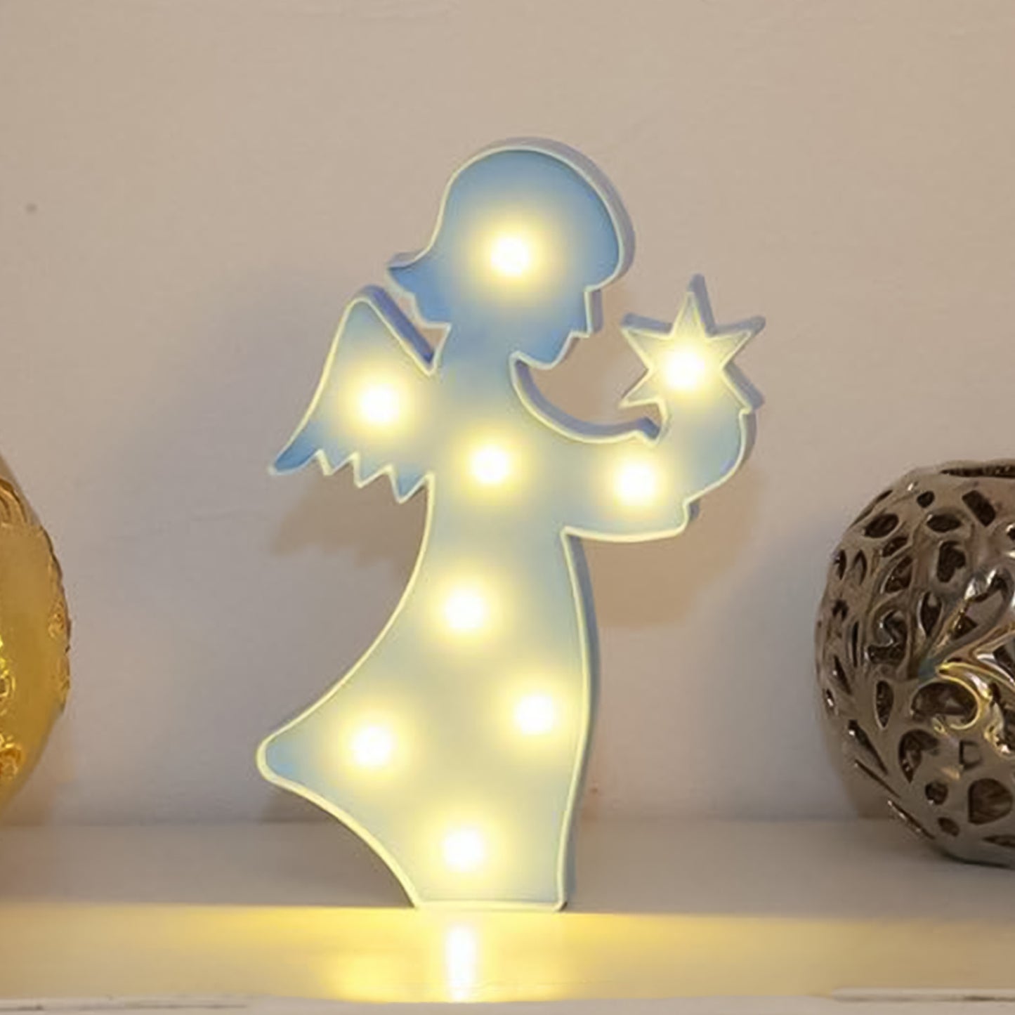 Led Night Light Coconut Tree Light Romantic Table Lamp (1 Pc Battery Not Included)
