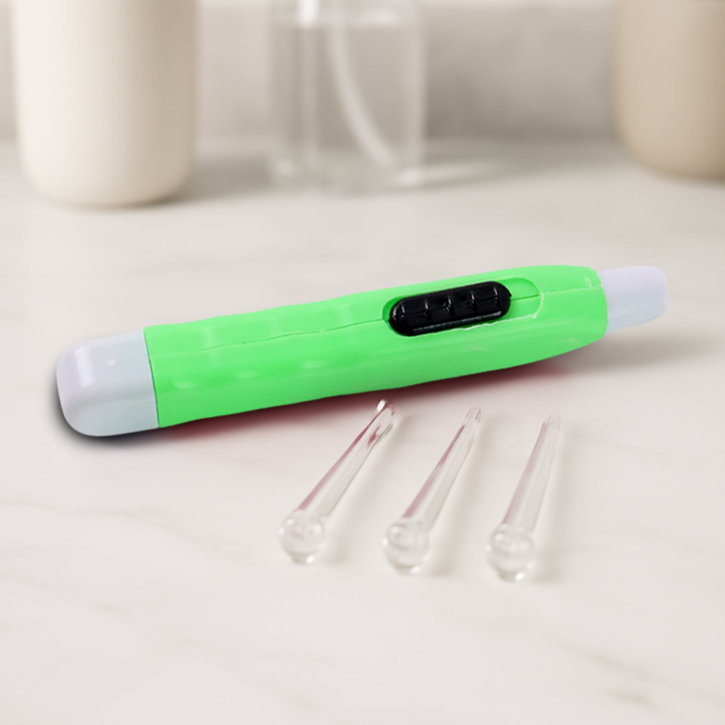 Greenled Flashlight Earpick With Tweezer (1 Pc)