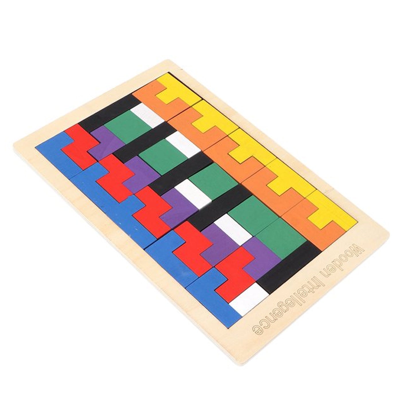 Wooden Blocks Puzzle Childrens Educational Toys Russian Block Block Puzzle For Early Childhood Education And Relaxing Brain Toys Help Prevent