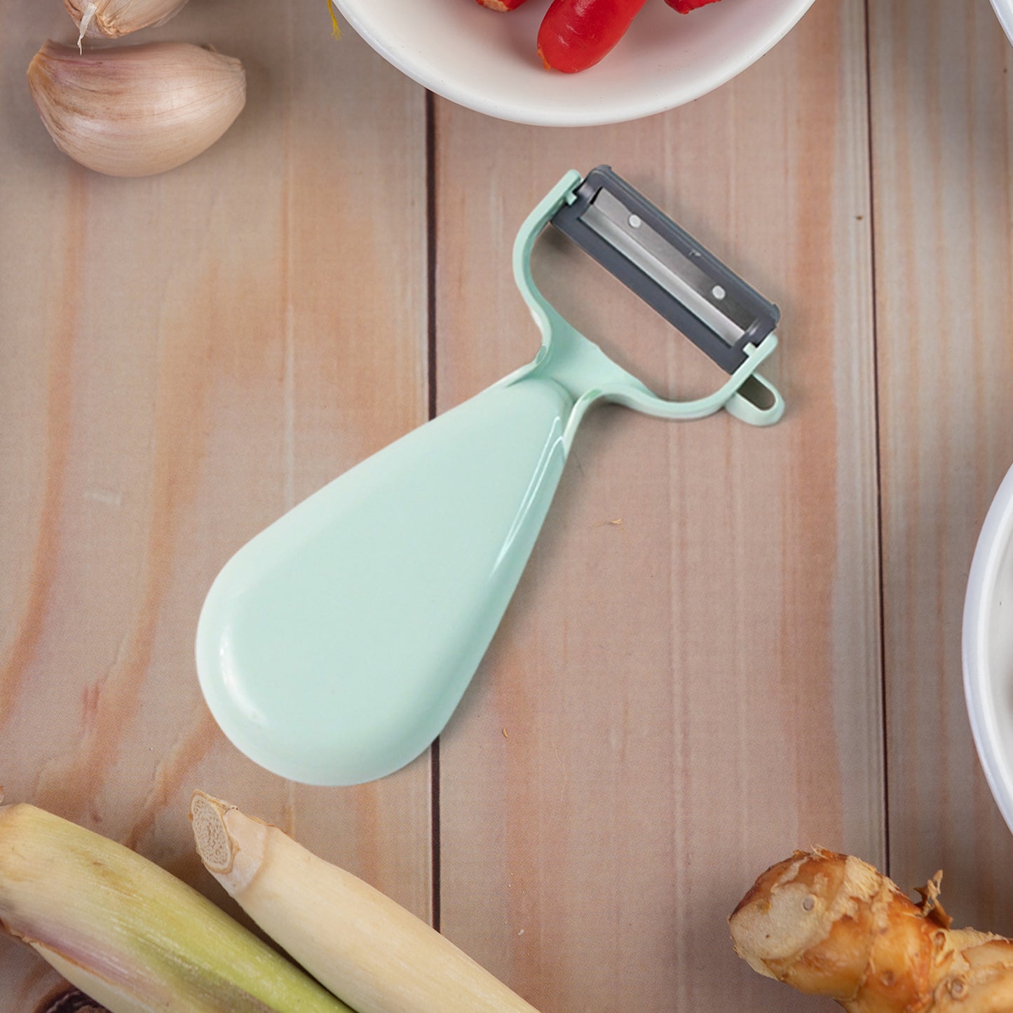 Apexmultipurpose Ginger Peeler With Stainless Steel Dual Blade