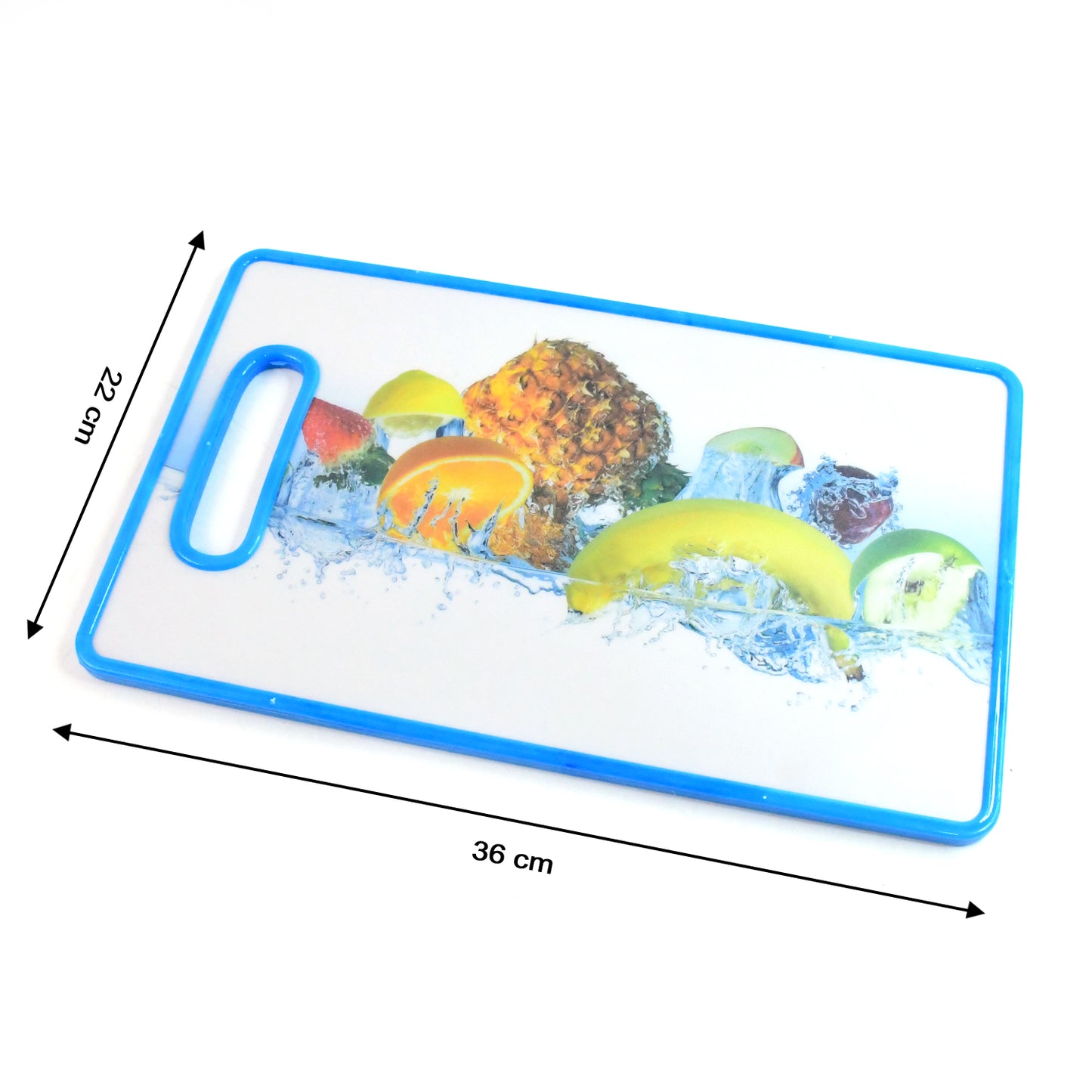 Largerectangular Fruit Print Cutting Board (36X22Cm 1 Pc)
