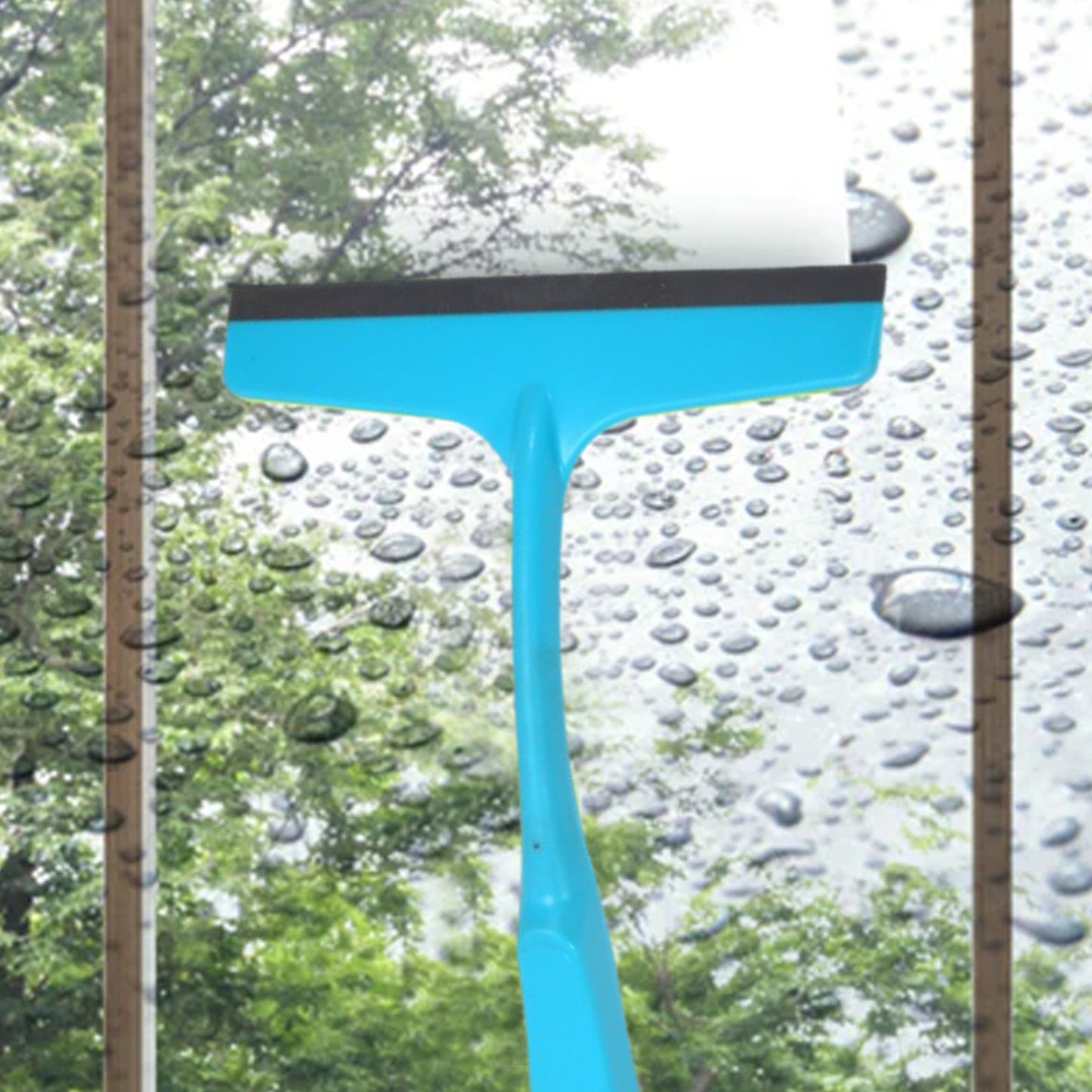 Kitchen Platform And Glass Wiper No-Dust Broom Long Handle Easy Floor Cleaning.