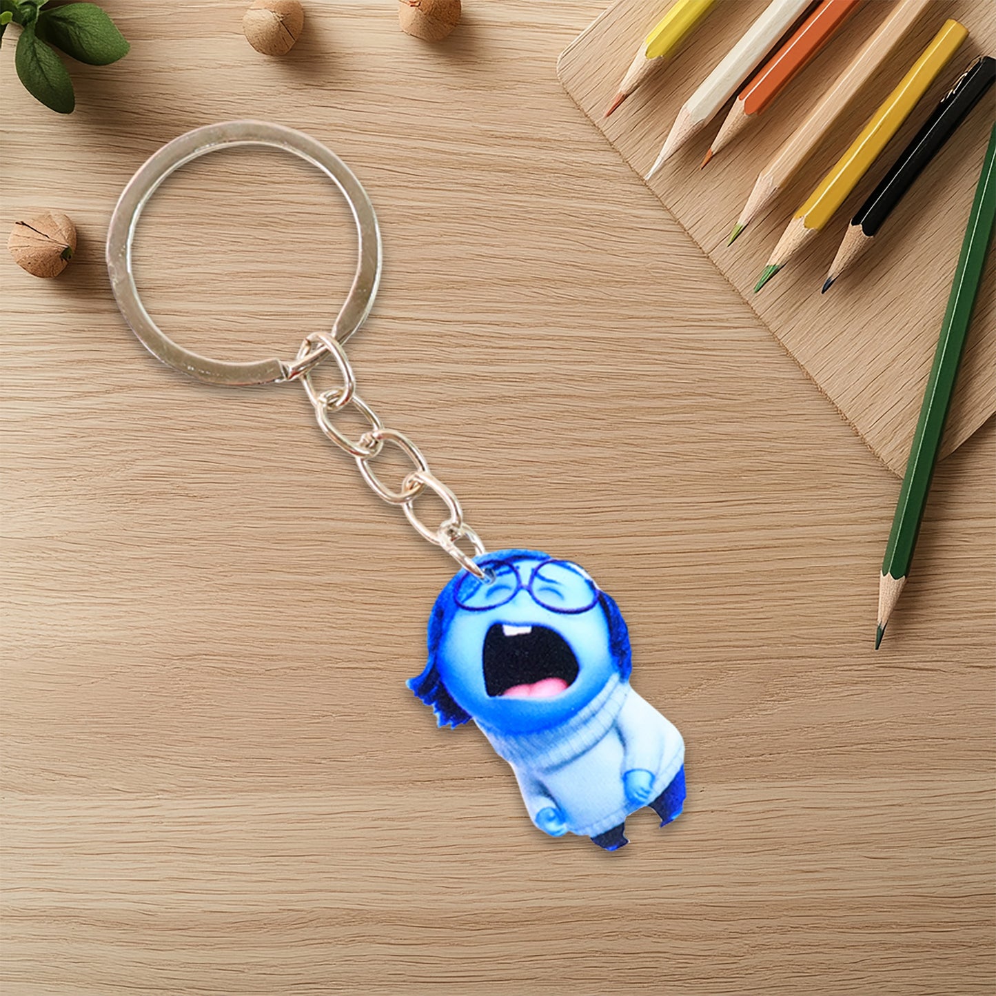 Cutecartoon Character Girl Keychain For Kids Bags Stationery