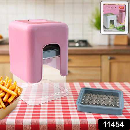 Apexheavy Duty Potato Chipser Vegetable Chopper With Dual Blade Set