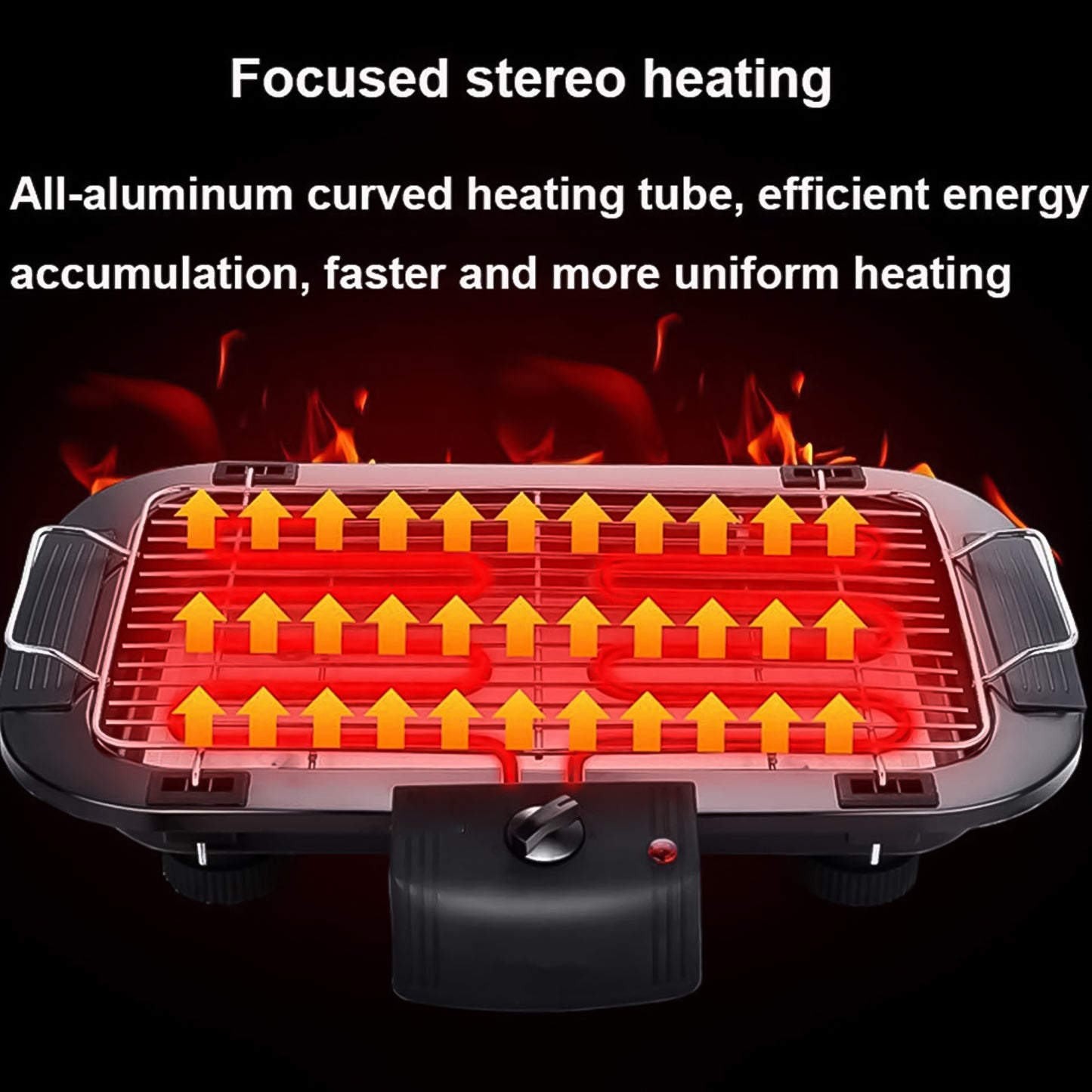 Electric Barbecue Grill 2000W (1 Pc)