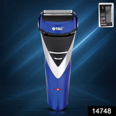 Orbitrechargeable Electric Foil Shaver 2 Head Shaver With Pop Up Trimmer (1 Pc)