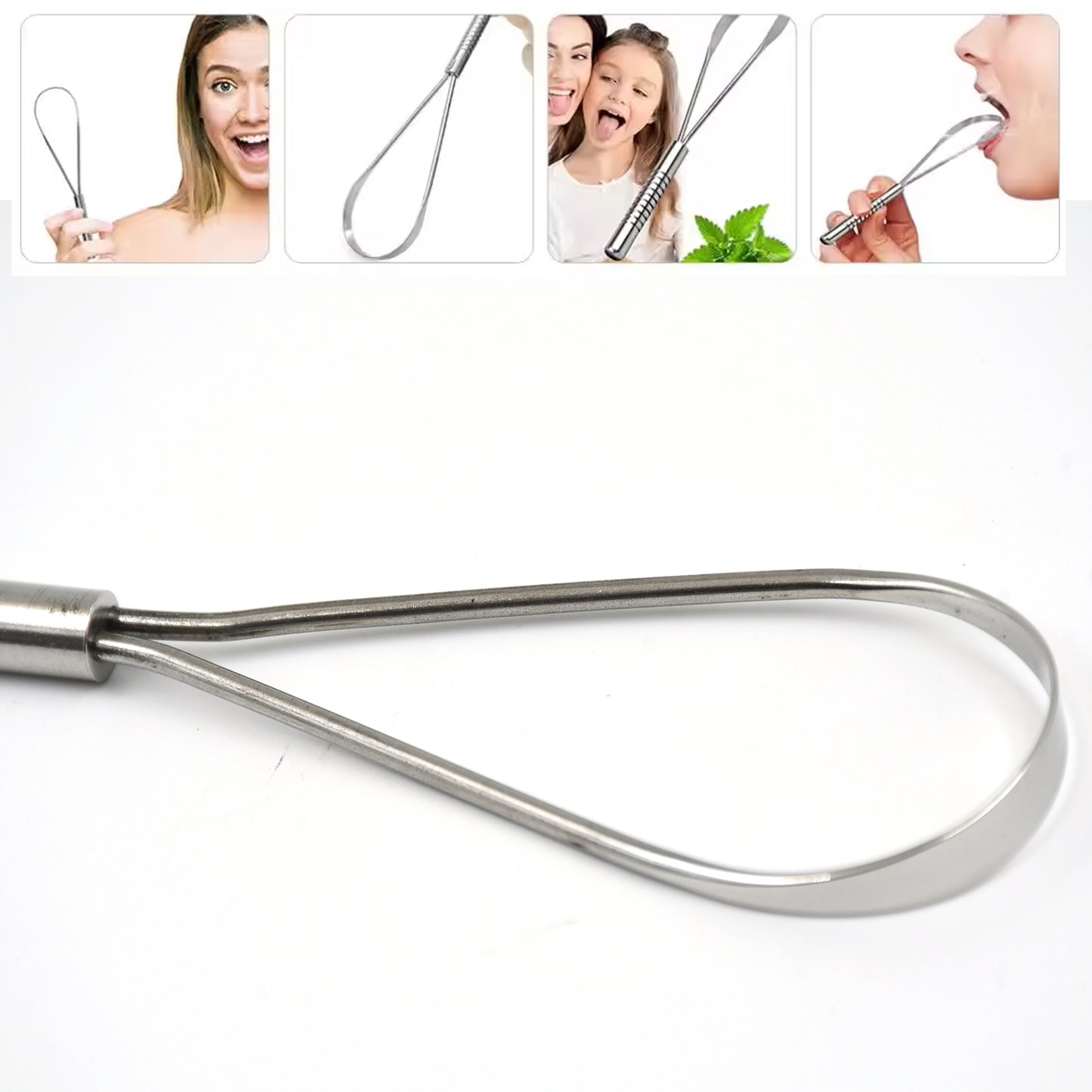 Steeltongue Cleaner Tongue Scraper (1 Pc)
