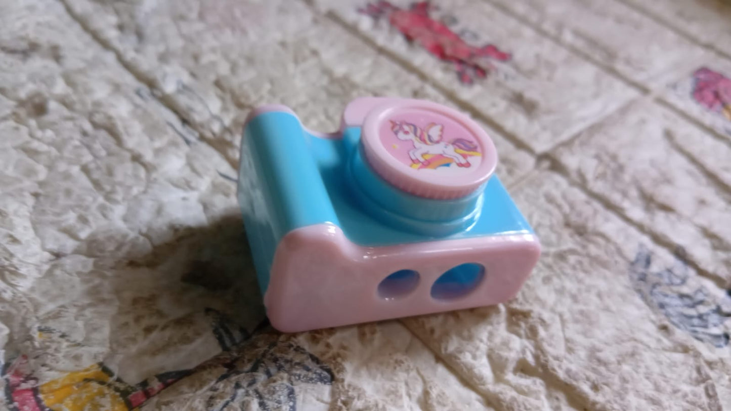 Camera Shape Pencil Sharpener Simple Student Office Sharpener Fashionable And Convenient Lightweight Manual Sharpener For Kids Boys Girls Birthday Return Gifts (1 Pc)