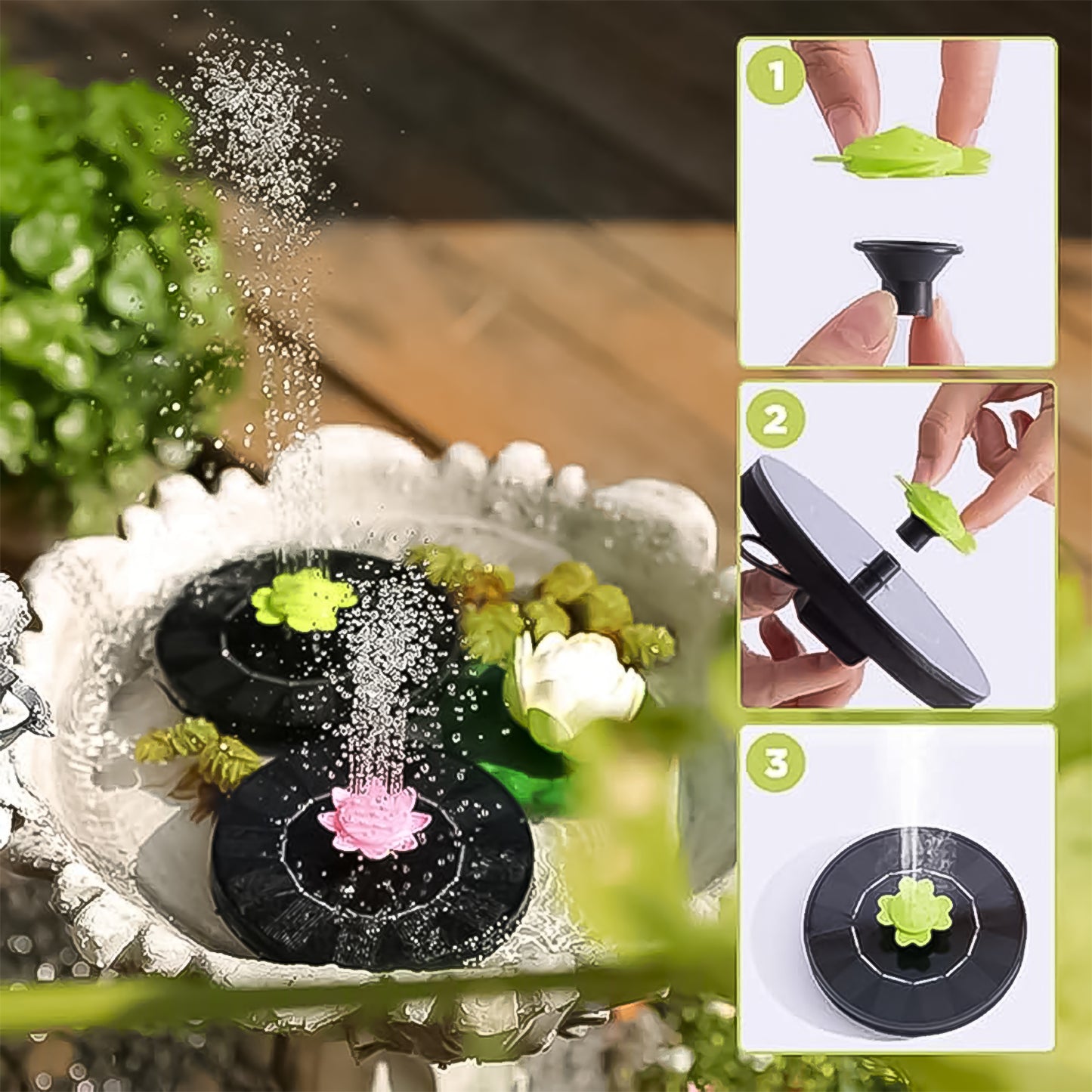 Solarwater Fountain Pump (1 Set)