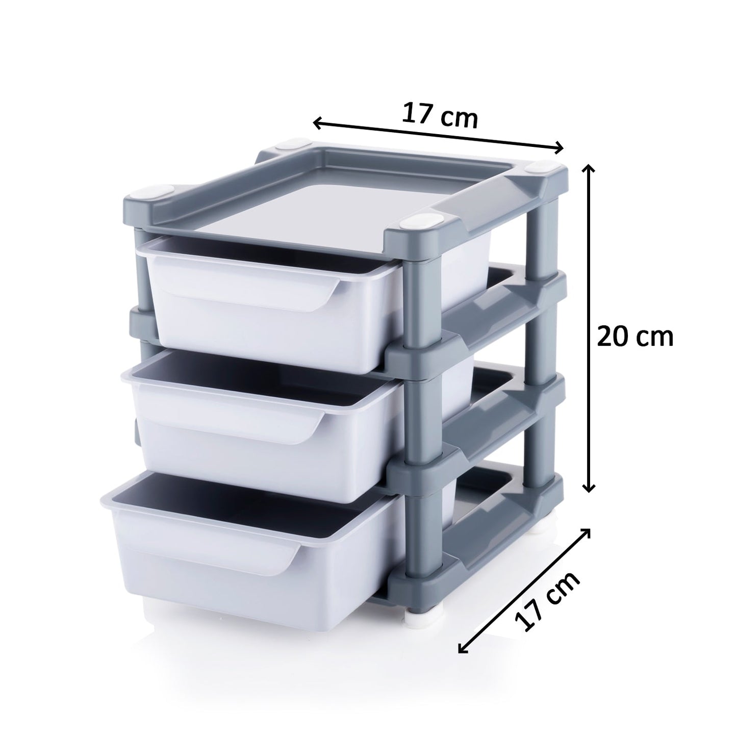 Mini 3 Layer Drawer Used For Storing Makeup Equipments And Kits Used By Womens And Ladies.