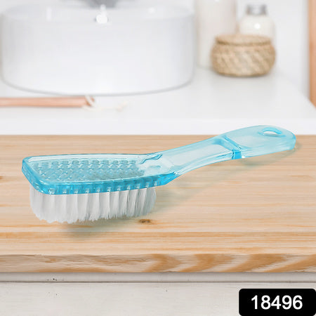 Plastic Handle Shoes Clothes Scrubbing Brush (1 Pc Mix Color 19 Cm)