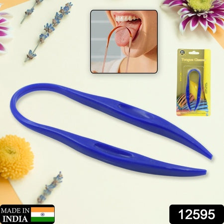 Plastic Tongue Cleaner For Kids Adults Tongue Scraper For Bad Breath Maintain Oral Hygiene For Daily Use For Fresh Breath Bacteria Removal Improved Taste Plastic With Handle Tongue Cleaner (1 Pc )