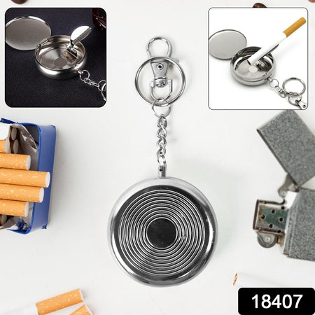 Minipocket Ss Ashtray With Keyring (1Pc)