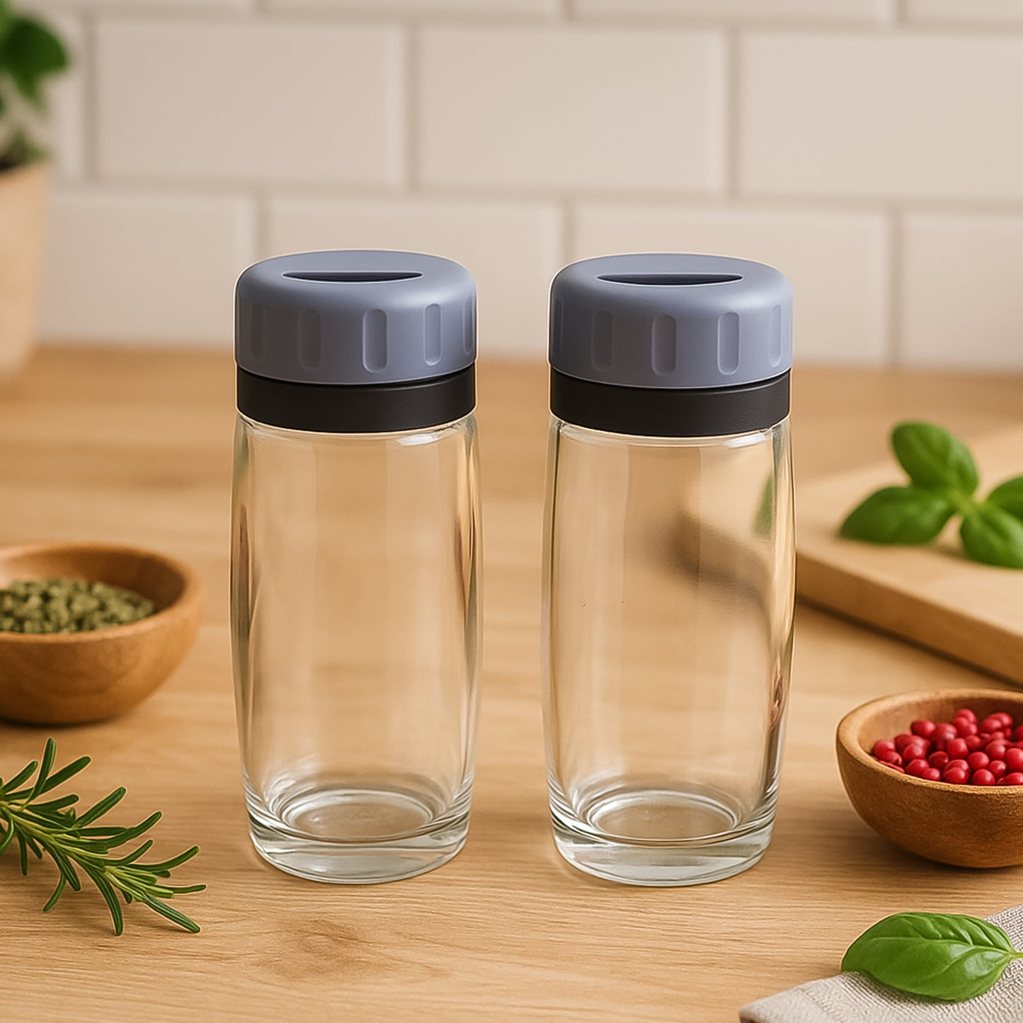 Apexacrylic Salt And Pepper Shaker Set Of 2
