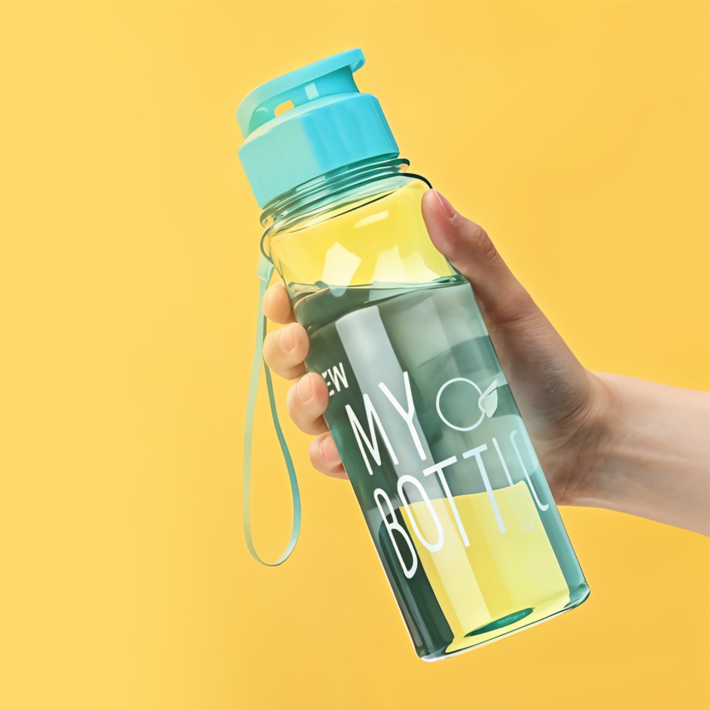 Bpa-Free Plastic Sports Water Bottle (Approx. 400 Ml 1 Pc)