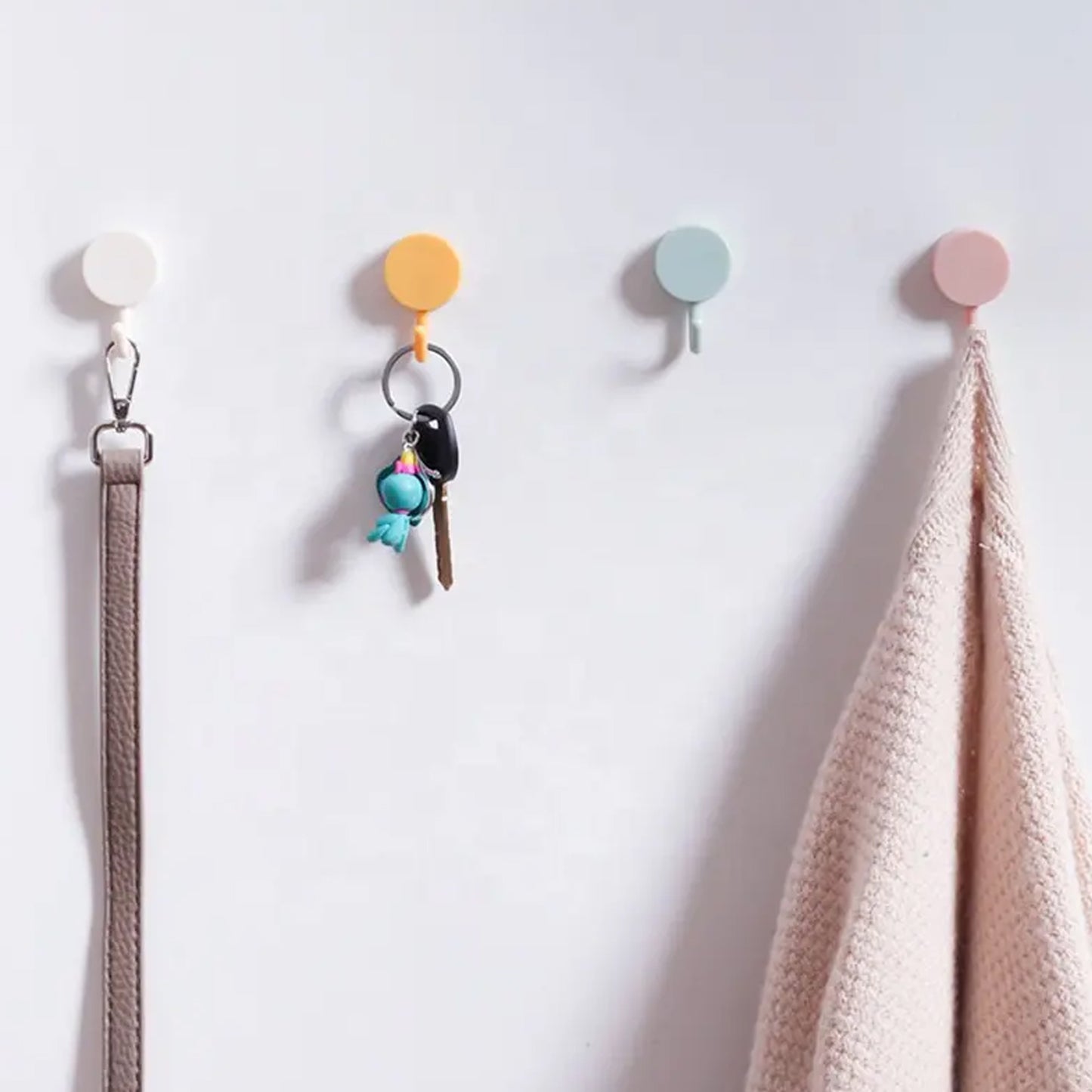 Wall Hooks Heavy Adhesive Hooks For Wall For Home Use ( 2 Pcs Hook )