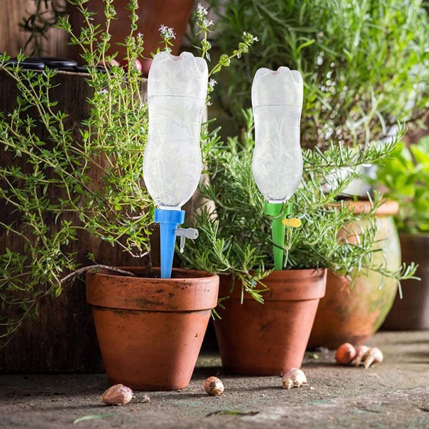 Plantwatering Spikes Self Watering Spikes Water Dripper For Plants Adjustable Plant Watering Devices With Slow Release Control Valve Switch