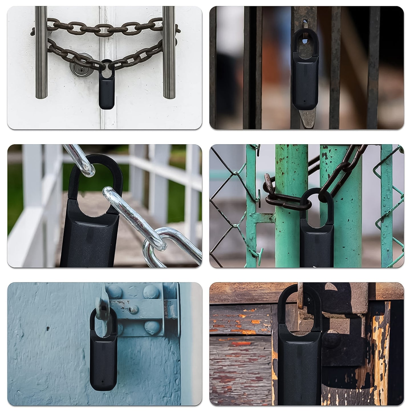 Smallusb Rechargeable Smart Fingerprint Padlock For Locker