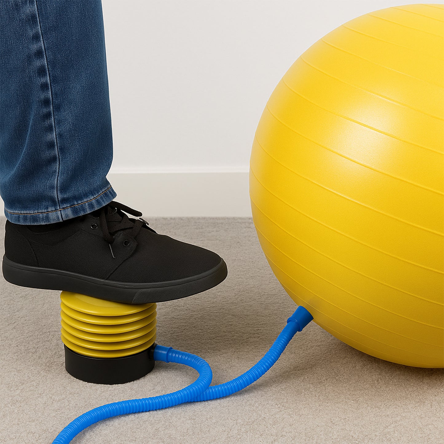 Portable Foot Air Pump With Hose