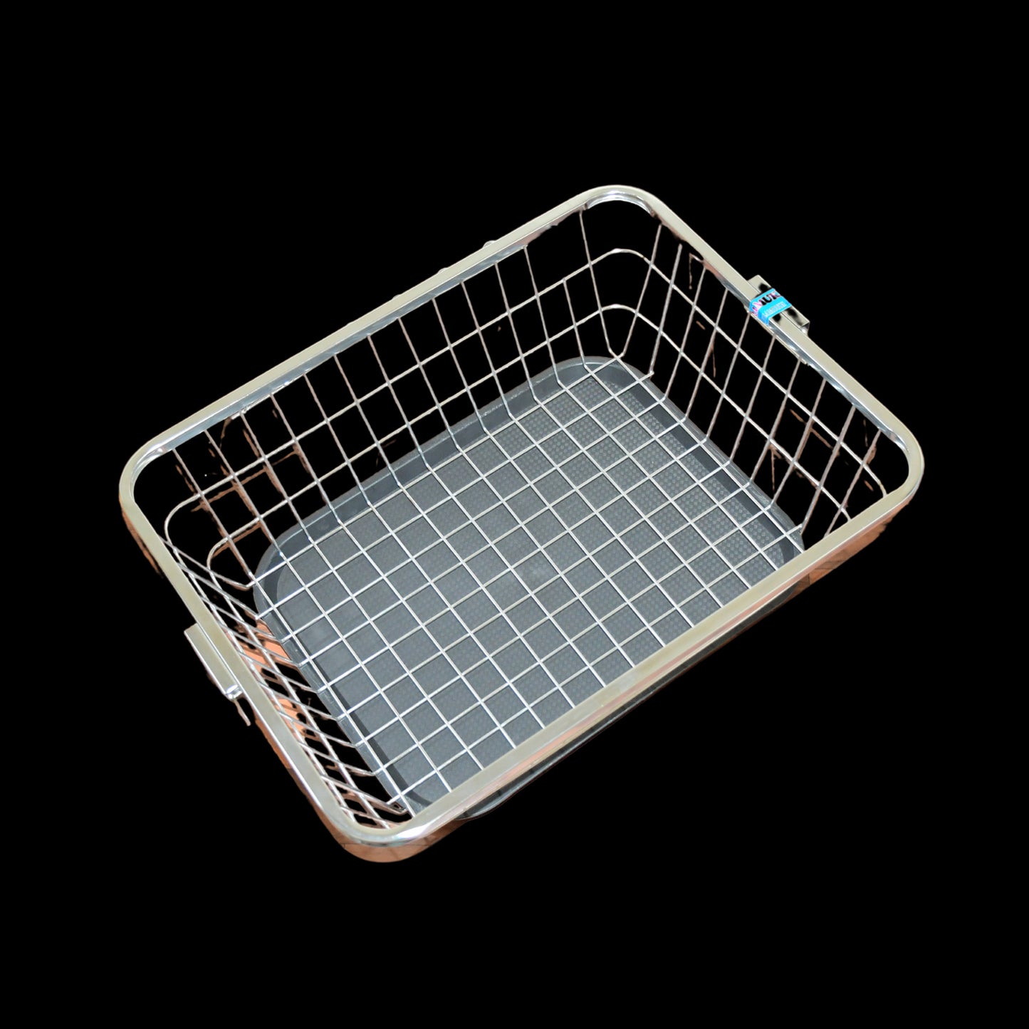 Dish Drainer Rack With Drip Tray Stainless Steel Dish Drainer Rack With Drip Tray Utensil Drying Stand For Kitchen Plate Rack Bartan Basket For Kitchen Utensilsdish Drying Rack With Drainerbartan Basketplate Stand ( 57 X 45 X 19 Cm)
