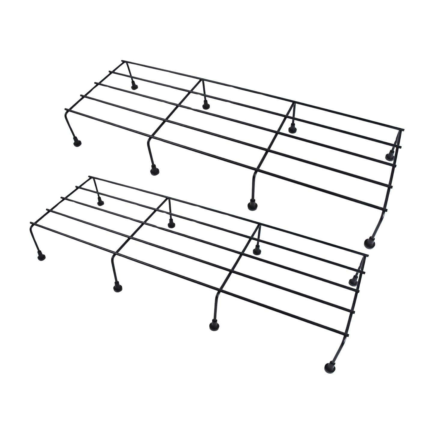 Metalrectangle Flower Plant Stand For Balcony (6020 Cm 2 Pc Set)