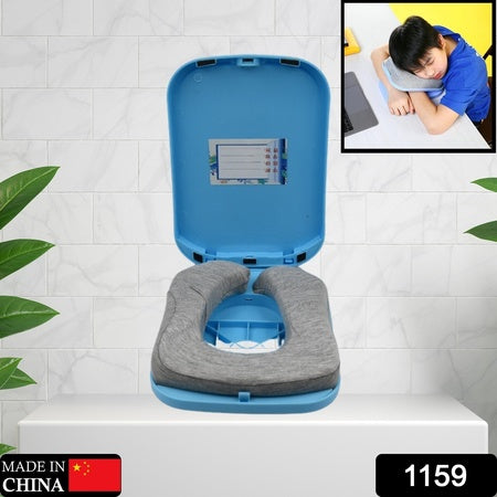 Soft Nap Doughnut Pillow Foldable Kids Head Desk Pillow Slow Rebound Desk Nap Pillow Easy To Carry For Office School Library Outdoor