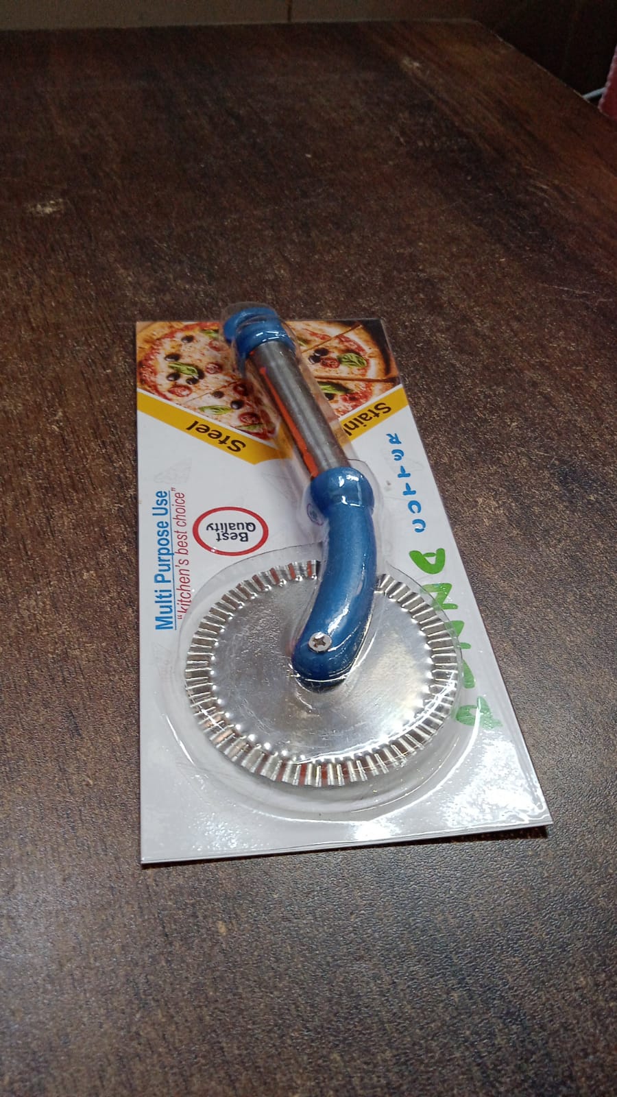 Multipurpose Use Curly Pizza Cutter Pastry Cutter Sandwiches Cutter (1 Pc)