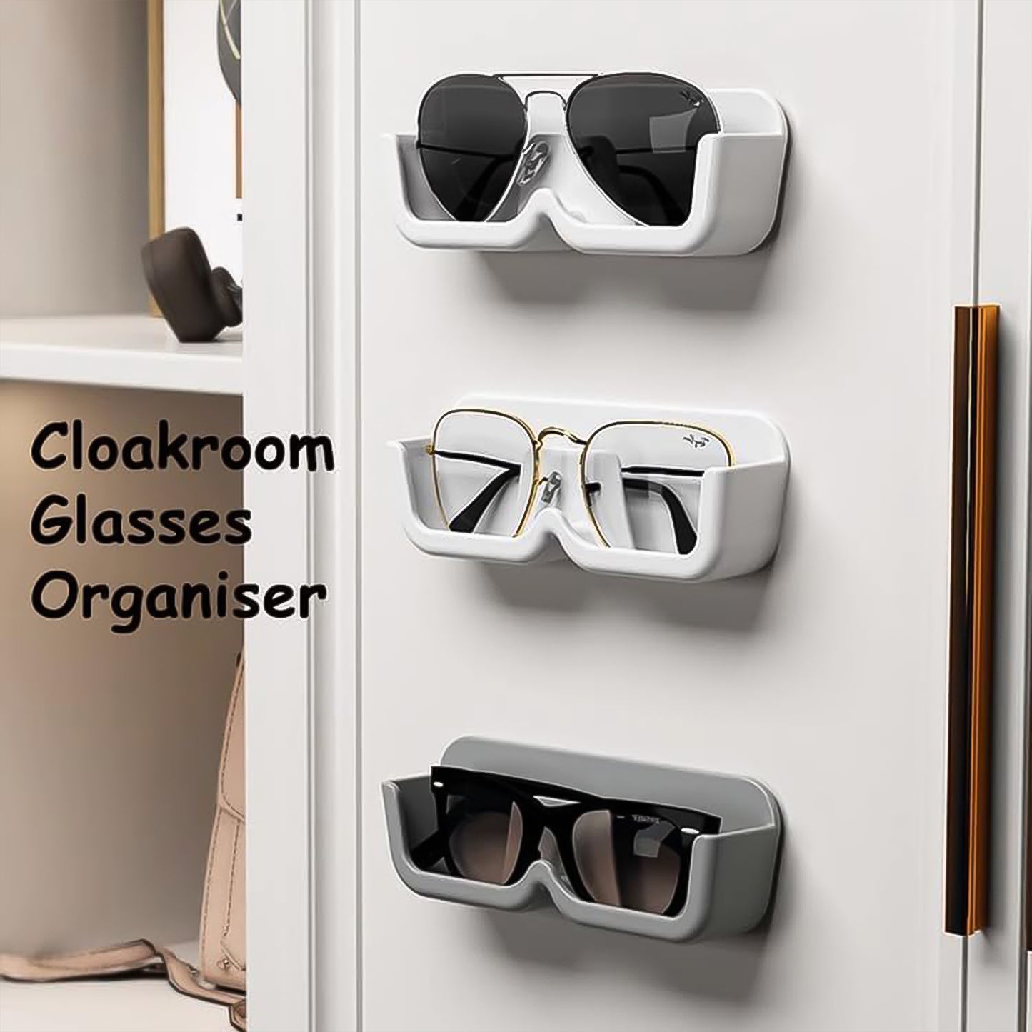 Wallmounted Sunglasses Holder (4 Pcs Set)