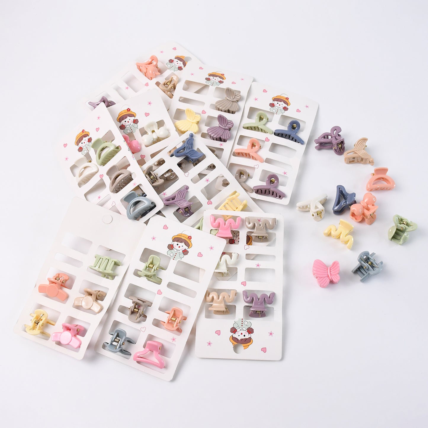 Hairclips For Girls Kids Hair Accessories (6 Pcs Set)